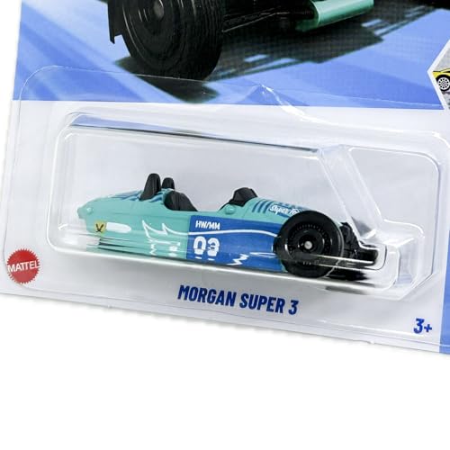 Image of Hw Die-Cast 1:64 For Ages 3 And Up (Morgan Super 3 | Factory Fresh), Blue