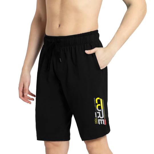 Image of KART BLACK Plus Sizes Men's Cotton Regular Fit Shorts (Pack of 3)