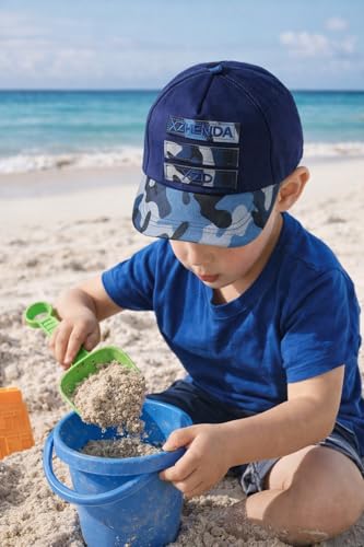 Image of PASSION PETALS Summer Dino Rockstar Baseball Cap for Kids Boys and Girls 2-4Years