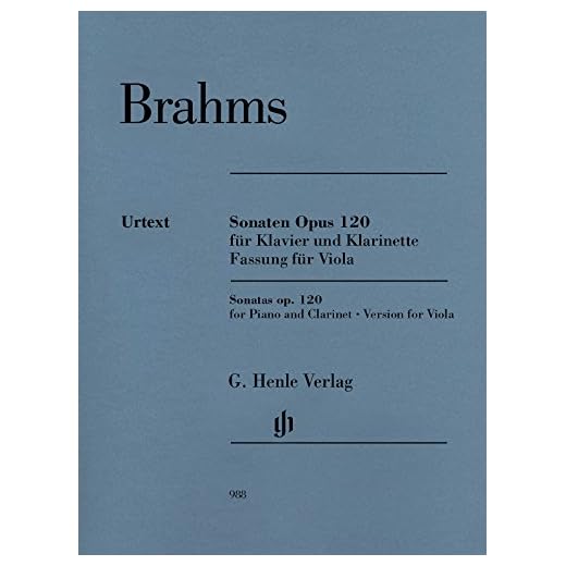 Sonates pour piano et clarinette op. 120