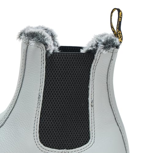 Dr. Martens Women's 2976 Faux Fur Lined Virginia Leather Chelsea Boot Fashion4
