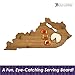 Totally Bamboo Kentucky State Shaped Bamboo Serving and Cutting Board