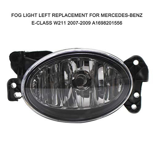 pedkit Farol de nevoeiro esquerdo substituição completa da lâmpada de halogênio de lente transparent