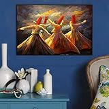 ☻Decoration murale：Cette peinture n'a pas de cadre interne et externe, Seulement le noyau，Notre bordure de peinture sur toile sans cadre est de 3-5 cm, vous pouvez placer votre cadre préféré, Impression giclée sur toile Bonne décor pour colorer votre mur et votre vie. Cette superbe peinture sur toile deviendra la pièce maîtresse de votre décoration intérieure en un rien de temps.