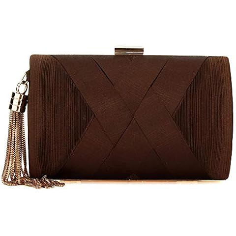 Brown Womens Clutch Purse for Events Cover