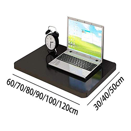Bureau mural pliant compact CHEWYNP 80x50 table murale rabattable