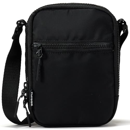 Water-Repellent Travel Crossbody Bag, Adjustable Strap, Fits Phone, Passport, Cards.