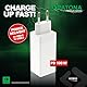 PATONA Premium GaN 100W PD3.0 Schnell-Ladegerät, 2X USB-C Port, 1x USB-A, QC3.0, Power Adapter Weiß, Netzteil Kompakt & leistungsstark, ideal für Profis & Vielnutzer, langlebig und sicher