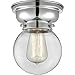 Innovations 623-1F-PC-G202-6 Beacon 1 Light 8 inch Flush Mount, Polished Chrome