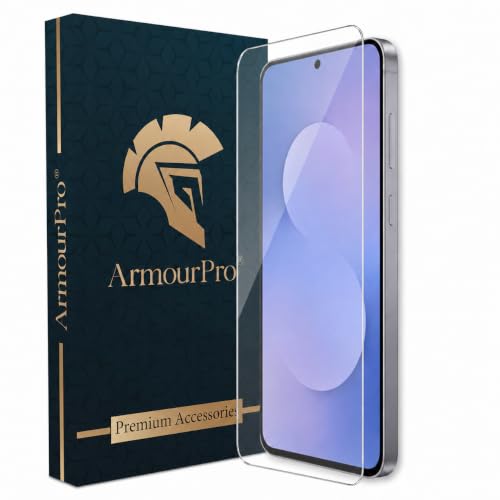 Image of ArmourPro 3D Borderless Tempered Glass for Samsung Galaxy S25 FE, A37 and A57, HD Clear Curved Edge to Edge Screen Protector, 9H Hardness, Oleophobic Coating, Case Friendly | Pack of 1