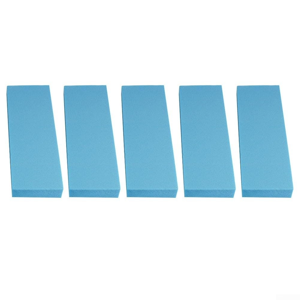 Juego de 5 tableros de espuma azul de 30 x 10 x 3 cm para manualidades, construcción de modelos y bases de diorama, losas de espuma fáciles de cortar para proyectos escolares, exhibiciones de