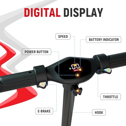 WEELMOTION Black Foldable Electric Scooter