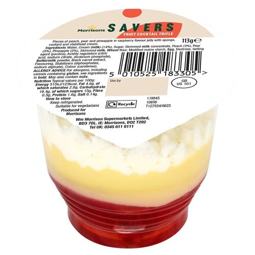 Morrisons Savers Fruit Cocktail Trifle 113g