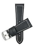 ABMESSUNGEN: Uhrenarmband Breite (lasche x schließe) : 30x22mm (1.18x0.87 zoll) | Bandlänge lange Seite: 11.25cm (4.43 zoll) | Bandlänge kurze Seite bis zur Schließe: 7.5cm (2.95 zoll) | Gesamtlänge (ohne Schließe) : 18.75cm (7.38 zoll) | Bandstärke: 4.6mm (0.18 zoll)