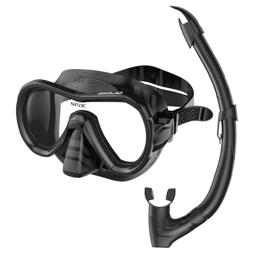 Set de Tuba Seac Giglio Masque de Plongée pour Vacances à la Mer en Famille