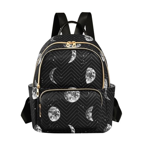 ALAZA Vintage Moon Women’s Backpack Purse Causal Daypack Work Travel College Business Trip Bag Shoulder Bag