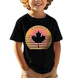 Canada Shirt Boys Girls Canadian Maple Leaf Flag T Shirts 1st July Patriotic Tops Summer Short Sleeve Crewneck Canada Day Tee Kid's Clothing