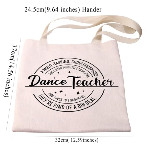 PXTIDY Dance Teacher Tote Bag Definition Gifts Dance Coach Dance Teacher Appreciation Gifts Dance Instructor Thank You Gift4