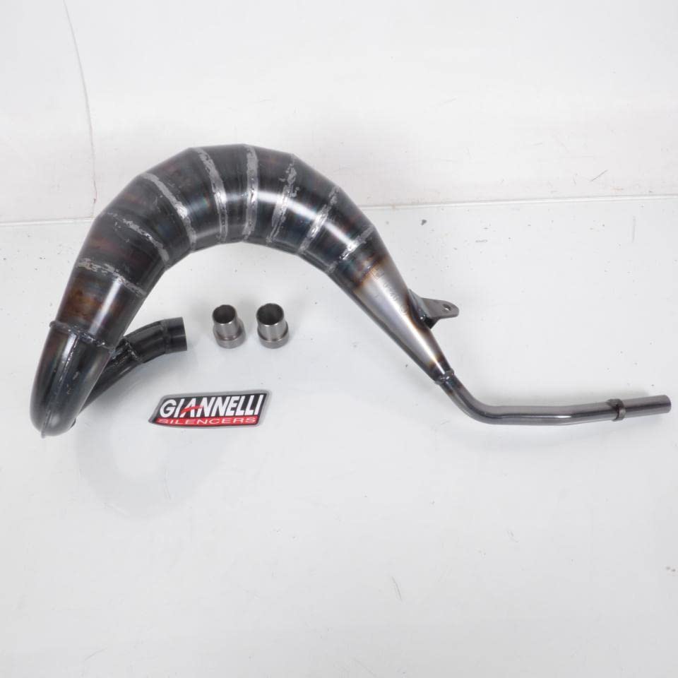 Corpo di scarico omologato di relax nuovo per motore 2 tempi. Vaso della marca Giannelli venduto senza silenziatore. Dimensioni: diametro interno lato cilindro 32 mm. Diametro esterno lato silenzioso 18 mm. Diametro distanziali 25/32 mm e 28/32 mm. Consegnato come da foto.