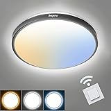 led panel ultra 18w 4000k t5 1200 【Protección para los ojos】 La pantalla de la lámpara está hecha de PMMA de alta densidad, que transmite una luz suave y uniforme de los LED. Intensidad que otras lámparas de techo, es a prueba de golpes, a prueba de vibraciones y aislada y. Esta lámpara de techo LED diammable también es adecuada para pasillos, cocinas, balcones, puertas de entrada, pasillos, hoteles, oficinas, etc.