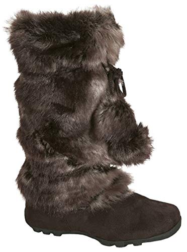 Blossom Talia-Hi Women Ladies Mukluk Faux Fur Mid Calf Warm Winter Snow Boots
