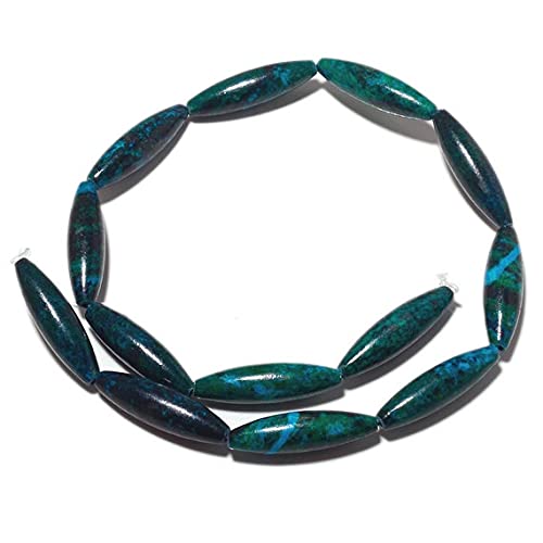 Chrysocolla beads azurite jasper pour vos colliers bohèmes d'été