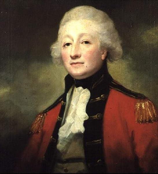 Lienzo decorativo de 60x90cm con retrato del Teniente coronel Henry Knight Erskine