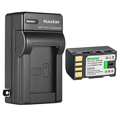 Kastar 1-Pack Battery and AC Wall Charger Replacement for JV
