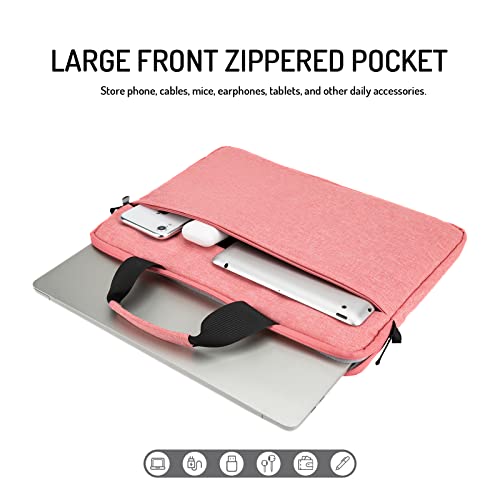 Mallette imperméable PC 14 15 pouces rose antichoc pour ordinateur