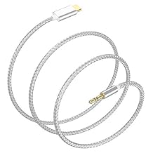 VIMVIP USB C to 3.5mm Car Aux Cable, USB-C to 3.5mm Male to Male Type C 3.5mm Aux Audio Nylon Cord Compatible with iPhone 15/15Plus/Pro/Pro Max, Pixel 7/3XL/2/2XL, and USB C Devices Silver