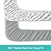 Baby Bassinet Sheets 4 Pack Fit for AirClub, Mika Micky Bedside Sleeper, Newton, Ezebaby, Besrey, and Bellababy Bassinet, Ultra Soft & Skin-Friendly, Grey