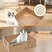 ondware 6 PCS Disposable Litter Boxes for Cats, Foldable Cardboard Cat Litter Box, Portable Waterproof Travel Litter Box for Cats（17.5x13.6x5.3 Inch）