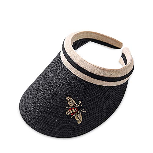 dorriso-Femmes-Visiere-Anti-UV-Pare-Soleil-en-Plein-Air-Bonnet-Chapeau-de-Soleil-Voyage-Cyclisme-Plage-Chapeau-Visiere-Chapeau-de-Paille