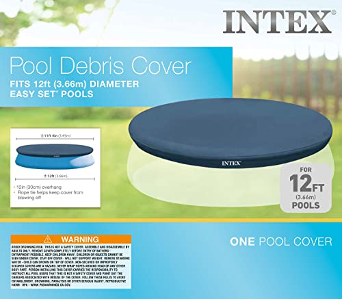 Image of Intex 12-Foot Round Easy Set Pool Cover