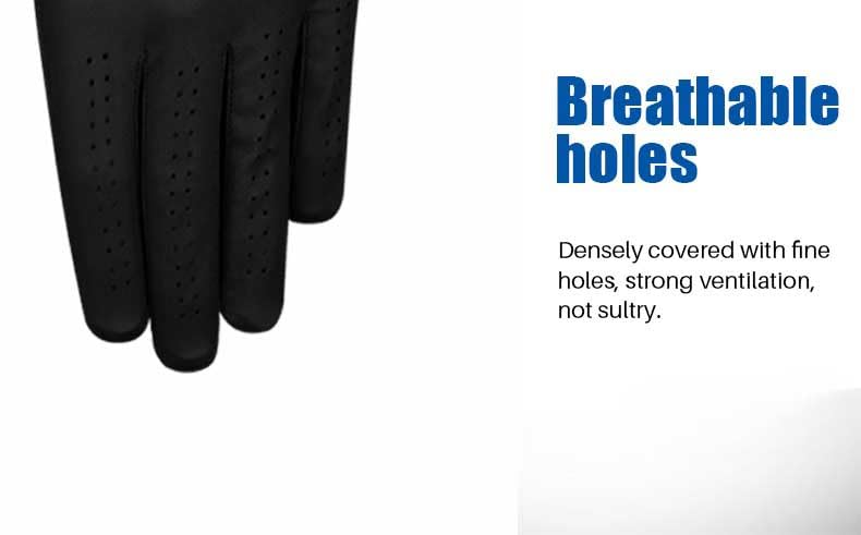 Golf Gloves Men -Cabretta Leather Pack of 3 Gloves, for All Weather Conditions, Soft Feel Grip, Breathable - Image 4