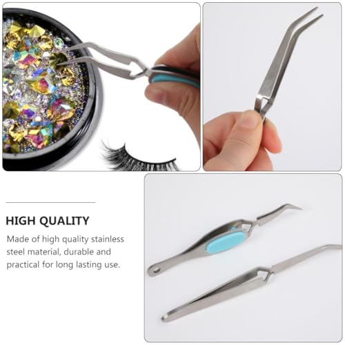 Pinzas para uñas de acero inoxidable 2 piezas miniatura 3
