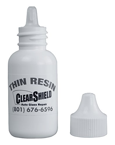 Image of Clearshield Windshield Repair Resin - Auto Glass Repair Resin - Resin for Glass Scratch Repair - 1 Pack 30 ml Thin Resin