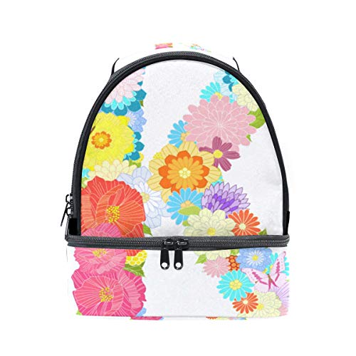 Lunch Box Leakproof Excellent Cool Design Letter K Sturdy Double Layer Lunch Bag