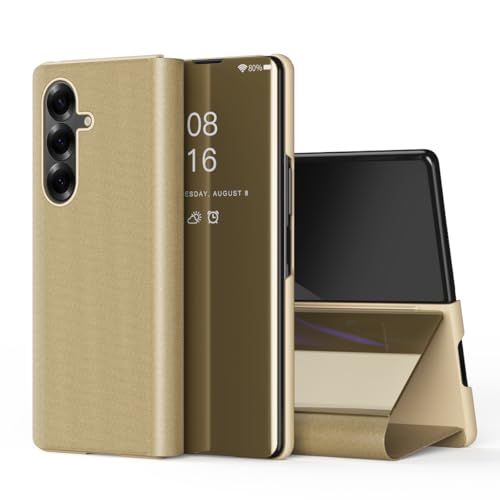 Protection Samsung Galaxy Z Fold 7 5G QH antichoc avec étui rabat paillettes