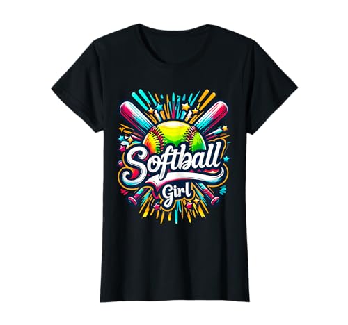 Softball Player Fan Girl Softball T-Shirt