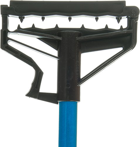 Image of SPARTA 4166414 Spectrum Fiberglass Mop Handle With Quik-Release For Cleaning, Commercial, Residential, 60 Inches, Blue
