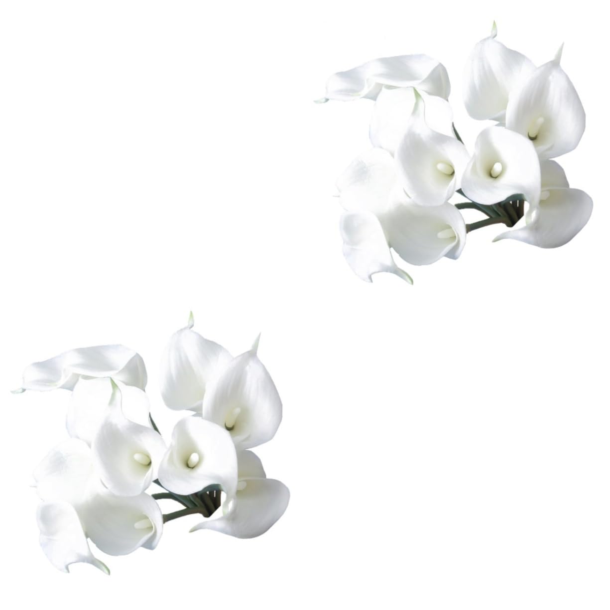 TOPBATHY STK Pu Calla künstliche blüten Artificial Flower kunstblumenstrauß blumenarrangement hausdeko Dekoration Blumenstrauß künstliche weiße Calla- künstliche