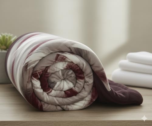 Image of Florida Printed Flannel Blanket, 290 GSM Ultra-Soft All-Season AC Blanket (Double, Gradient)