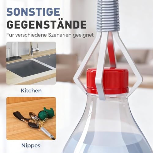 Déboucheur de canalisation flexible à 4 griffes pour évier et douche - 4