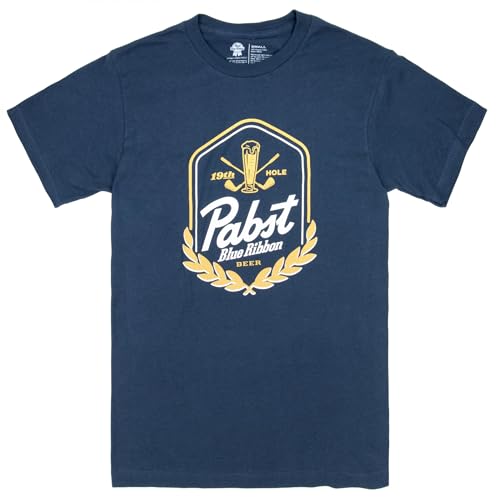 Pabst Blue Ribbon Golf 19th Hole Navy Colorway T-Shirt (US, Alpha