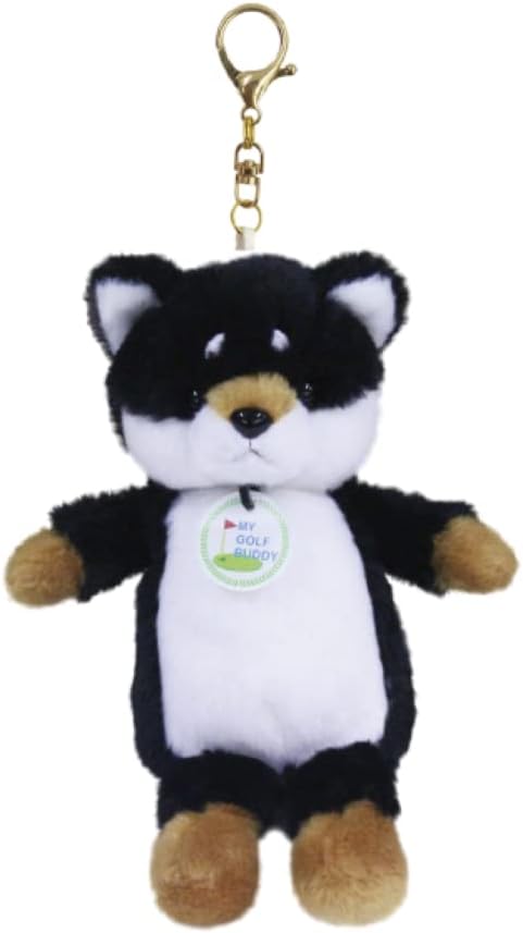 Cute Sale Pouch Mameshiba Golf Ball Pouch Black H0034