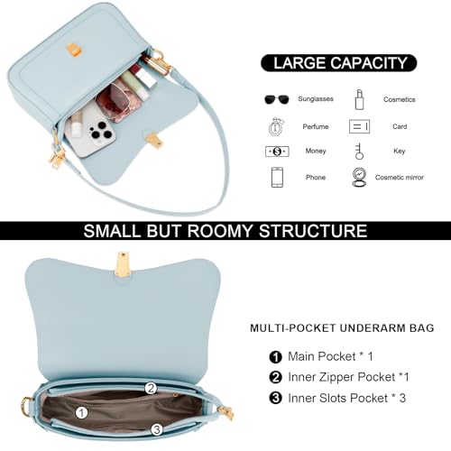 Image of KKXIU Small Shoulder Bag for Women Cute Hobo Handbags Mini Clutch Purses
