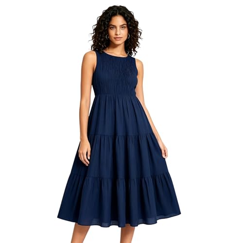 Robe de soirée élégante en mousseline fine et coupe taille haute