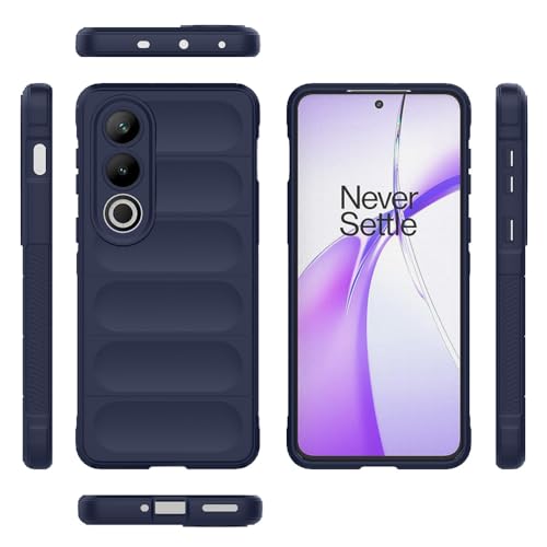 Image of Amazon Brand-Solimo Mobile Cover for OnePlus Nord CE4 5G | Full Camera Protection | Liquid Silicon Case | Flexible Bumper Case for OnePlus Nord CE4 5G (Dark Blue)