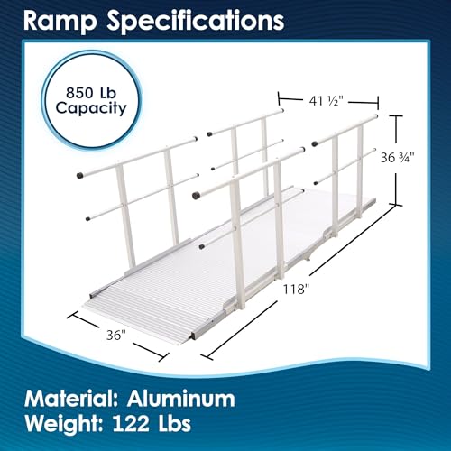 Portable Folding Mobility Ramp Aluminum